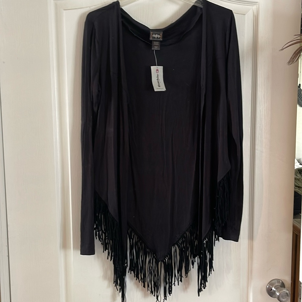 Daytrip fringe cardigan NWT